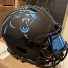 Carolina Panthers Signed Full Size Authentic helmet Christian Mccaffery