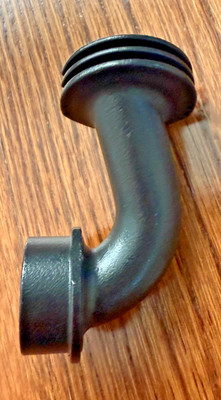 New Novarossi Black .21 41028 Cylindrical Manifold/Exhaust Header for .21 onroad