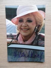 Hildegard Knef autograph signed 9x13 cm picture