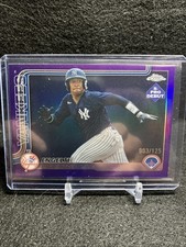 2025 Topps Pro Debut -Chrome Engelth Urena #PDC-20 Purple Refractor 003/125 (RC)