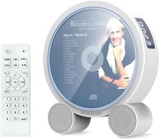 Desktop Vertical CD Player Portable with Bluetooth for Home with LCD Screen D...