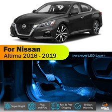 10 X Ice Blue Led Lights Bulb Interior Package Kit For 2016 - 2019 Nissan Altima