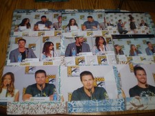 Steve Amell-David Boreanaz-Jay Ryan-14 photos couleur 4x5 de Comic Con