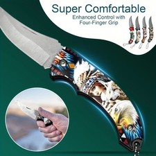 Pocket Knife Folding Knife Tactical Spring Assisted Open Blade Hunting Knife