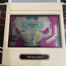 Nintendo Game & Watch Pinball Handheld System Console 1983 PB-59 Retro Game Used