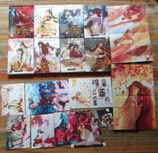 HEAVEN OFFICIAL'S BLESSING VOLS 1-8 & CARDS. MO XIANG TONG XIU. PAPERBACKS