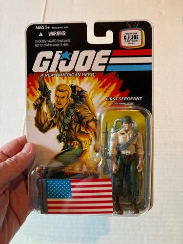 GI JOE 2008 FIRST SERGEANT DUKE Cartoon 25th Anniversary MOC NEW