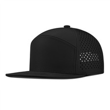 Performance Snapback Hats for Men  Women - Flat Bill Cap for Golf, Running, ...