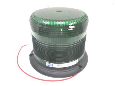 6550G NEW ECCO LOW PROFILE GREEN DOUBLE QUAD BEACON 1'' PIPE MOUNT