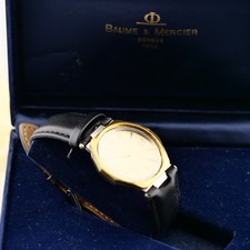 1986 Vintage Baume Mercier Riviera 5131 Two-Tone Quartz Watch with Papers & Box 12