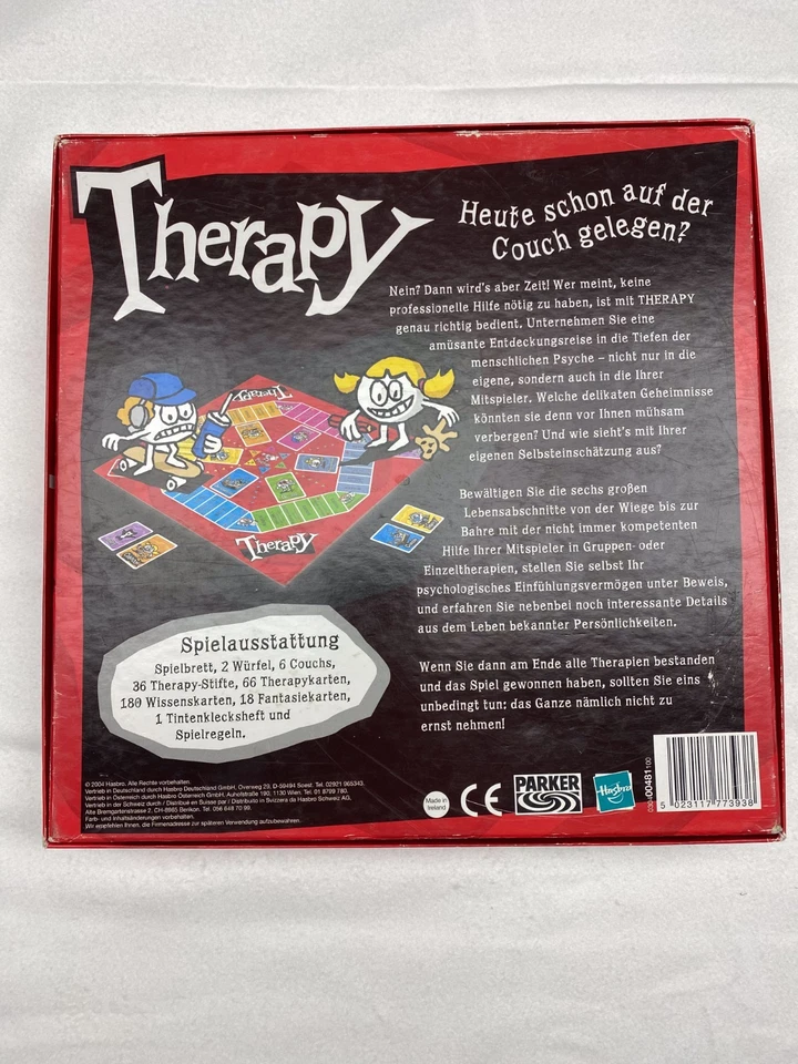 Therapy Brettspiel von Parker | 3. Edition | Vollständig ✅ | Super Zustand - Bild 2 von 4
