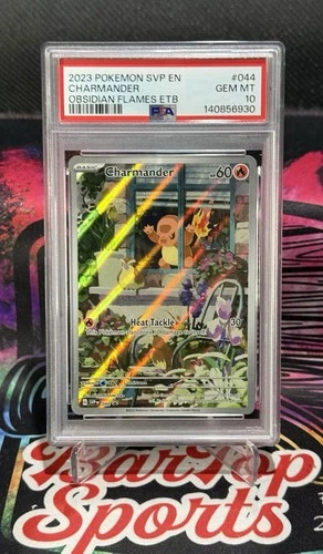 Pokémon Charmander 044 Black Star Promo Obsidian Flames Illustration Rare PSA 10