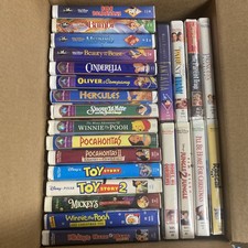 Disney Black Diamond The Classics VHS Masterpieces Vintage Lot Of 24 Tapes