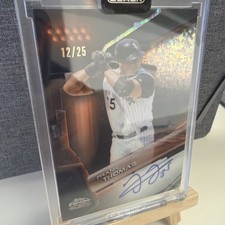 2026 Topps Chrome Black Frank Thomas Autograph Orange Refractor /25 #CBA-FT