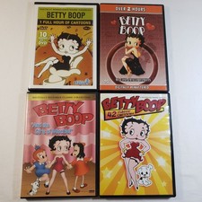 Betty Boop DVDs Classic Cartoons Vintage Animation Collection Lot Of 4