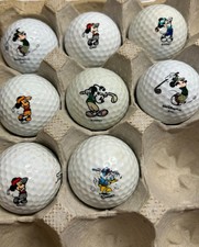 Mickey Mouse Logo Golf Balls! Disney Themed logo for collectors, eight balls