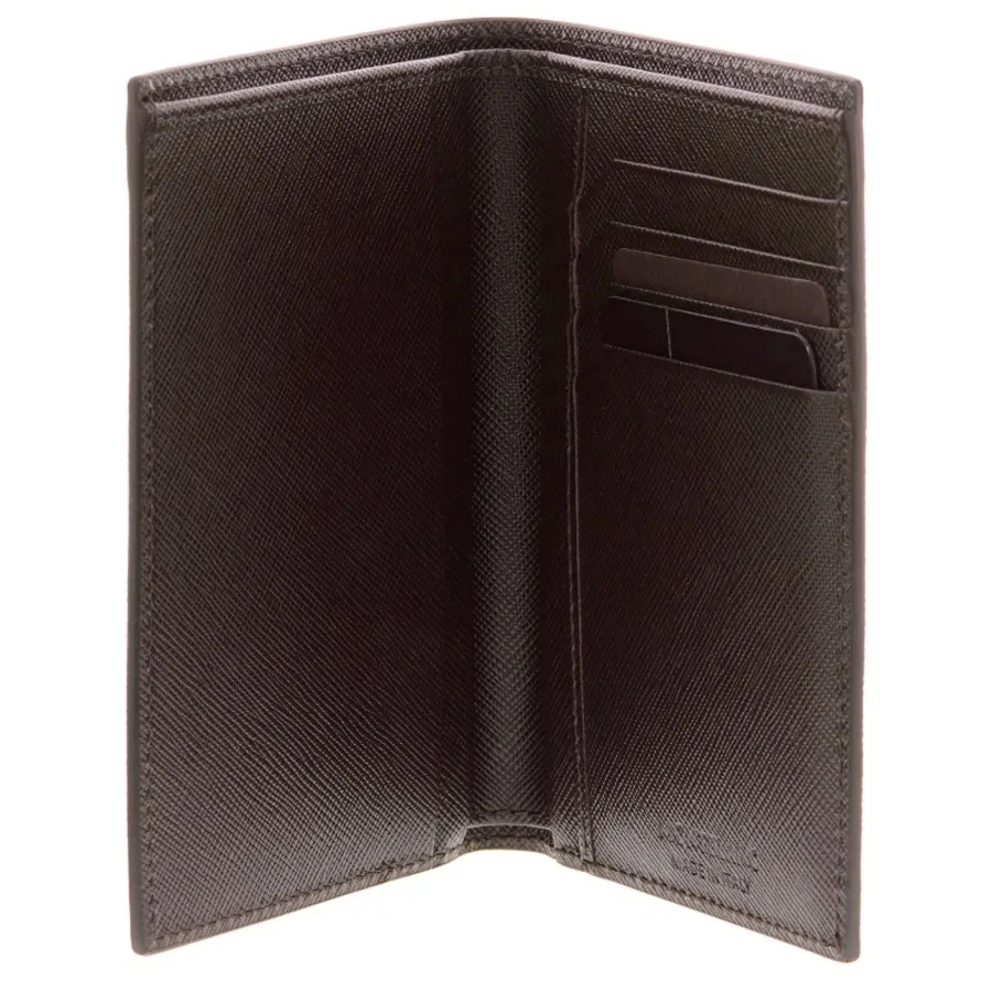 Nueva Cartera Montblanc Sartorial Vertical 4cc Cuero Tabaco 114602 Foto 2 de 4