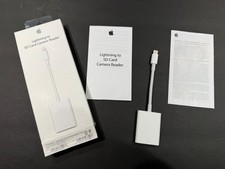 Apple Lightning to SD Card Camera Reader Model A1595 Part MJYT2AM/A USB3