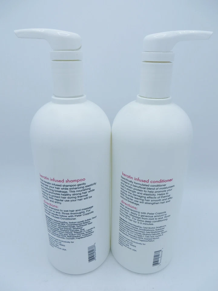 COPPOLA PETER KERATIN INFUSED SHAMPOO & CONDITIONER 32 oz - Image 2 of 2