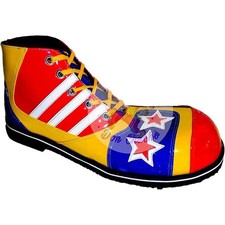 Mexican Professional Red Yellow Blue Clown Shoes Zapato Payaso Made In Mexico
