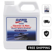 32 Oz Marine Grade Cleaner Wax with Carnauba Shine Finish