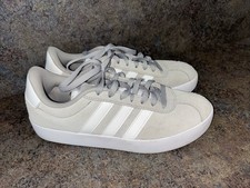 Women  s ADIDAS VL COURT 3.0 SNEAKER IN GREY  WHITE COLOR WAY Size 8