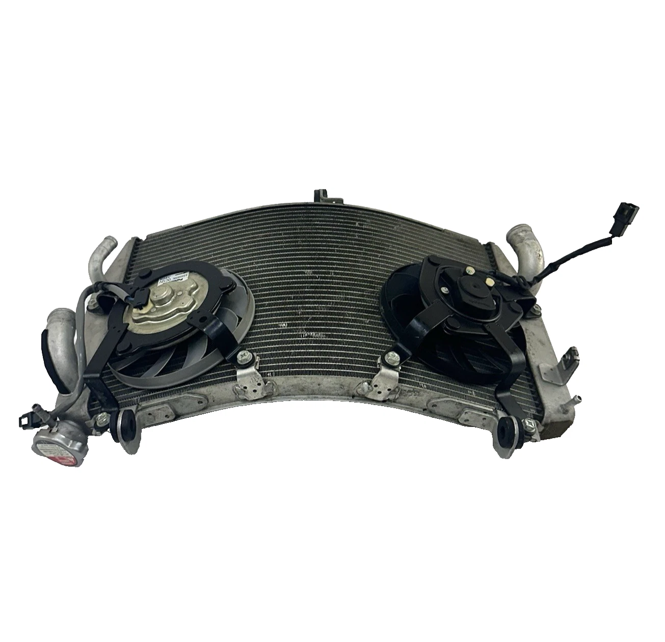 2009 - 2014 YAMAHA YZF-R1 RADIATOR ENGINE COOLING FANS WATER COOLER ASSEMBLY OEM