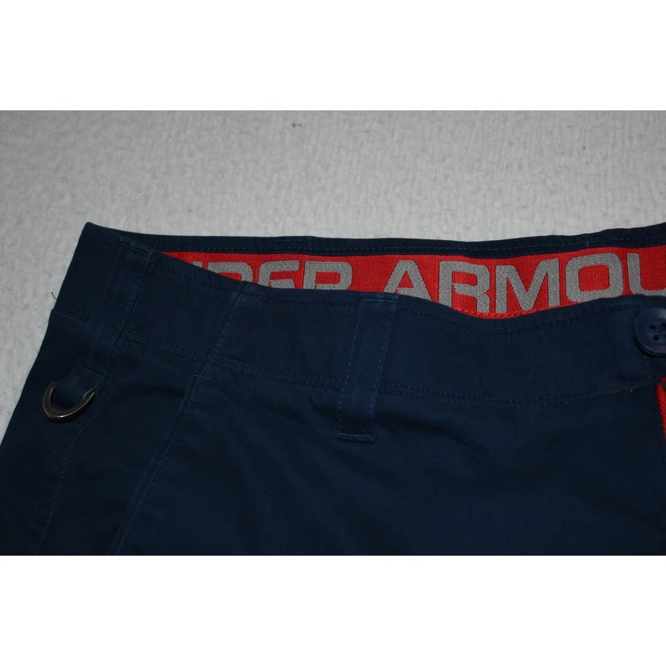 Повседневные мужские брюки для гольфа Under Armour размер 40 x 31 из хлопка эластичные синие - Изображение 3 из 4