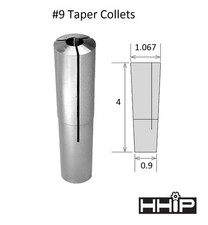 5/8" BROWN & SHARPE #9 TAPER ROUND COLLET (3900-0997)