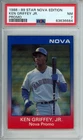 Ken Griffey Jr. 1988 1989 Star Nova Edition Promo * Graded PSA 7 * RARE!
