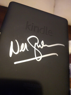RARE Neil Gaiman SIGNED Amazon Kindle Paperwhite (6th Gen), Wi-Fi + 3G