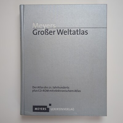 Meyers Großer Weltatlas +CD Buch Atlas Weltkarte Meyers Lexikonverlag | Gut