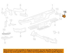 GM OEM 19-22 Canyon Bumper Components-Reverse Sensor Bracket 84636767