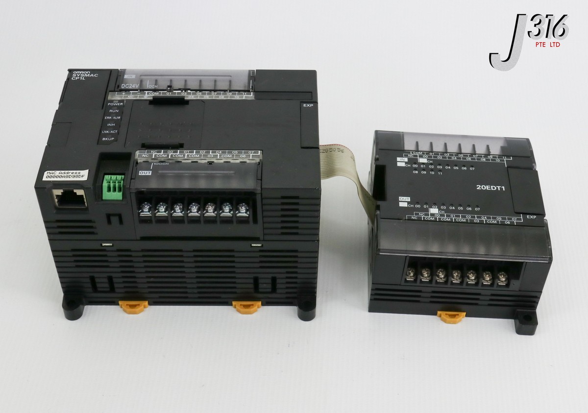 25416 OMRON PROGRAMMABLE CONTROLLER W/ IN/OUT UNIT CP1W-20EDT1