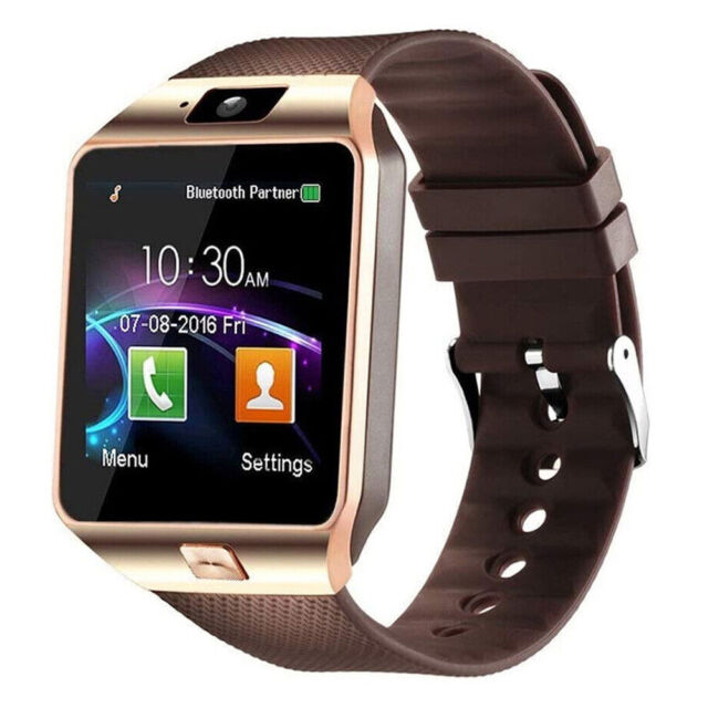 Bluetooth Smart Watch with Camera SIM Unlocked Call Message Sync For Android