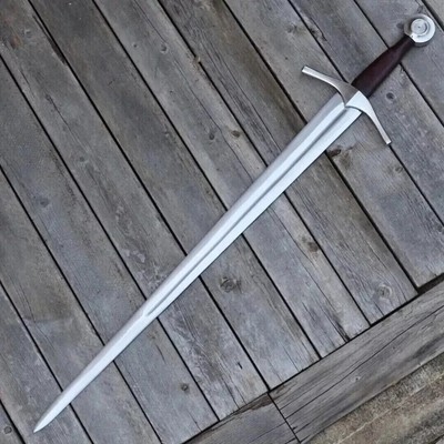 Hand Forged Viking Sword Sharp Battle Ready Medieval Carbon Steel With Scabbard