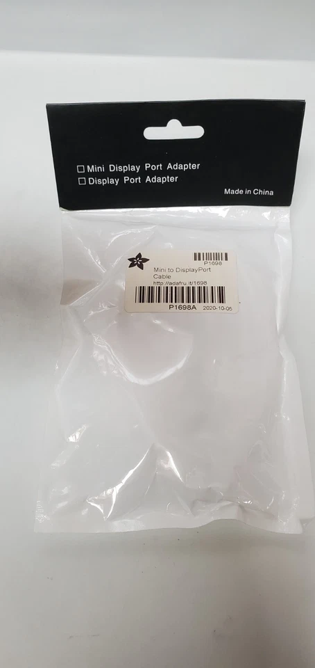 3m Mini DisplayPort auf DisplayPort Adapterkabel - St/St - Schwarz - Bild 2 von 2