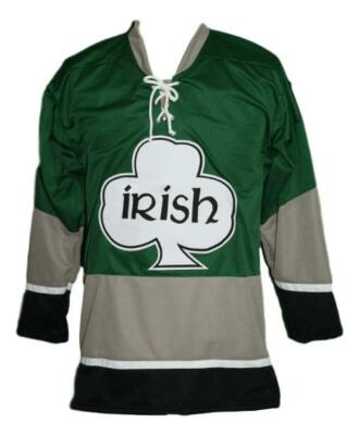 Any Name Number Irish Ireland Shamrocks Custom Hockey Jersey Green