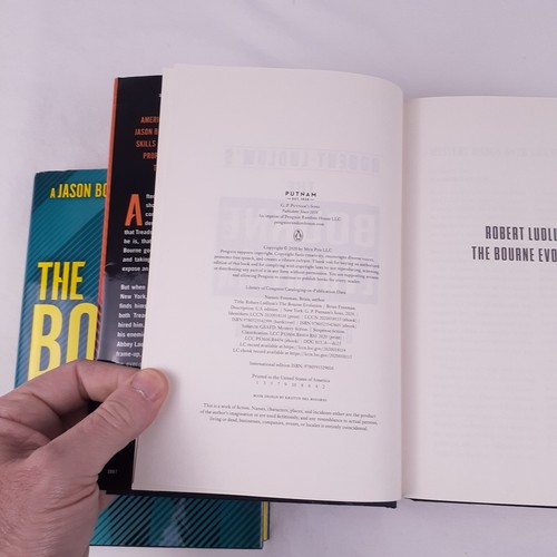 Lot 3 Robert Ludlums Jason Bourne Series HC Books Sacrifice Evolution Betrayal - Picture 8 of 9