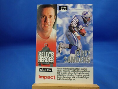 Barry Sanders Emmitt Smith Skybox 1993 Magic's Kingdom Kelly's Heroes
