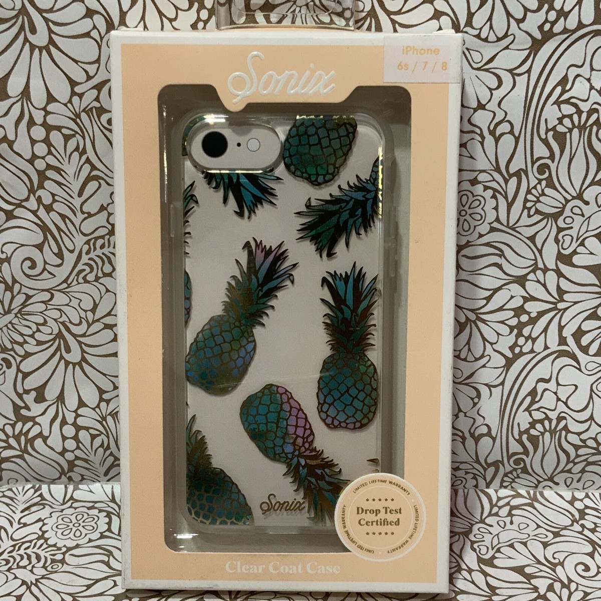 📀 Sonix Liana Teal Pineapple Case iPhone 6s/7/8