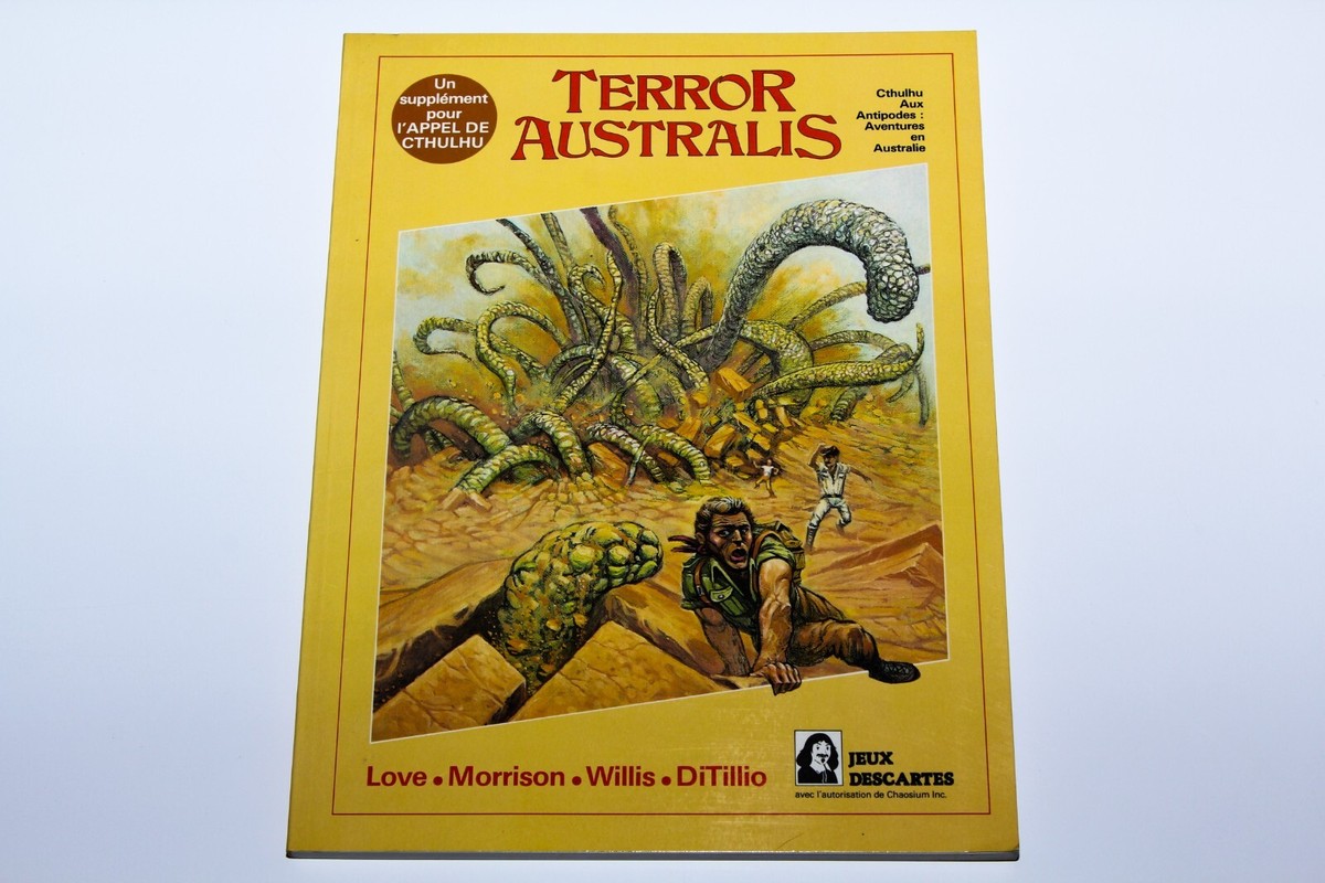 L'APPEL DE CTHULHU - TERROR AUSTRALIS - Descartes - Jeu De Rôle Occasion