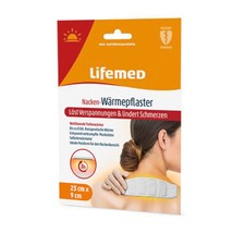 Lifemed Nacken-Wärmepflaster 23 cm x 9 cm weiß, bis zu 8 Stunden Wärme, 99349