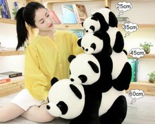 35cm Giant Panda Doll Plush Toy Black White Panda Travel Souvenir Birthday Gift