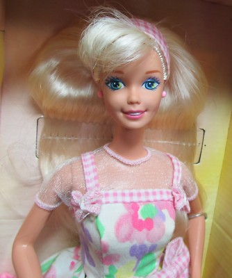 Mattel Avon Spring Petals Barbie Doll - Special Edition Collectible Second In Series