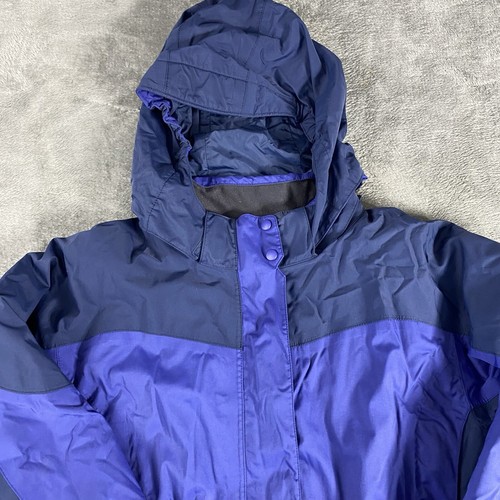 LL Bean Jacket Girls XL 18 Wildcat Waterproof Ski Outdoor Primaloft Coat Hood - Picture 5 of 24