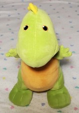 2015 Kohl's Cares Green Orange Yellow Dinosaur Plush Stuffed Animal Dino 16"