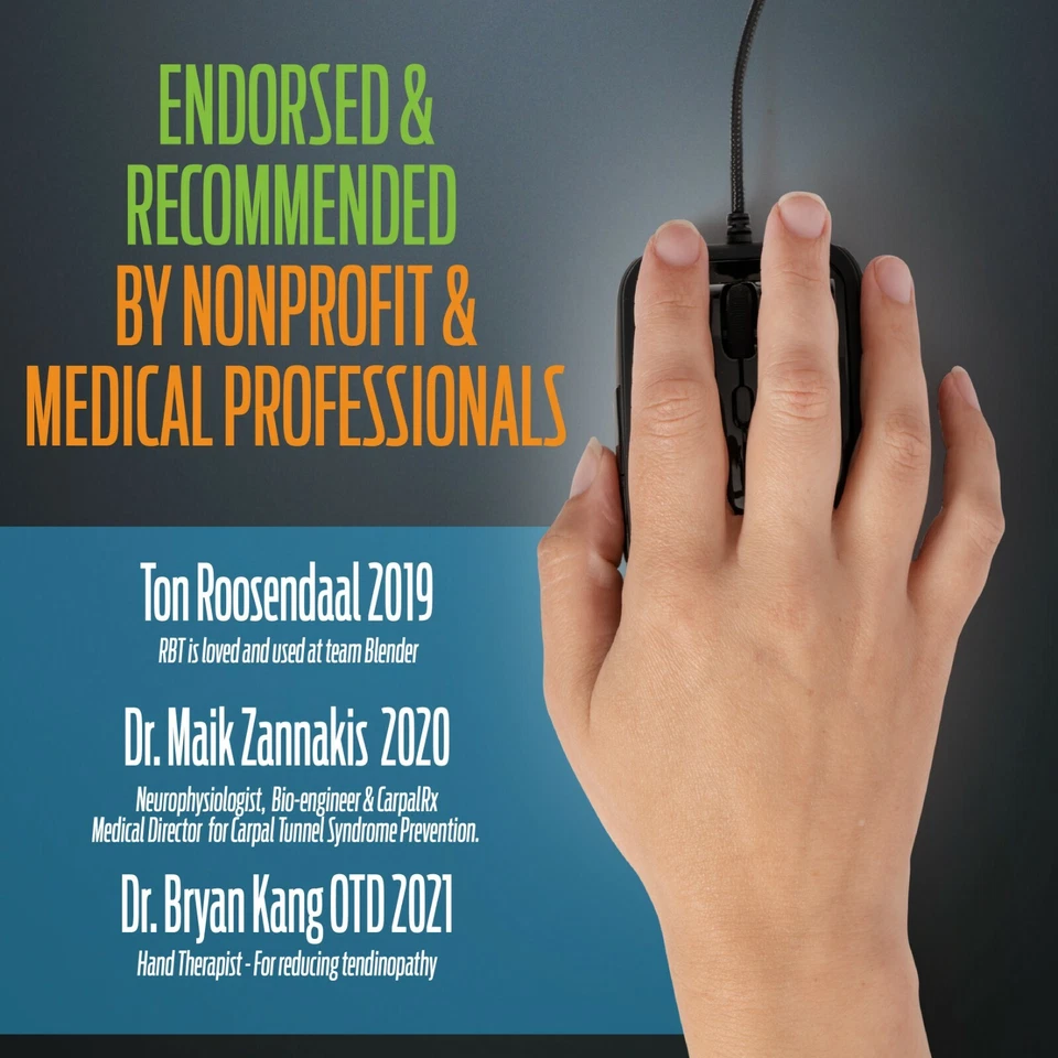 Carpal Tunnel Wrist Resting Ergonomics Mouse QuadraClicks RBT 1.112 USED - Image 2 of 4