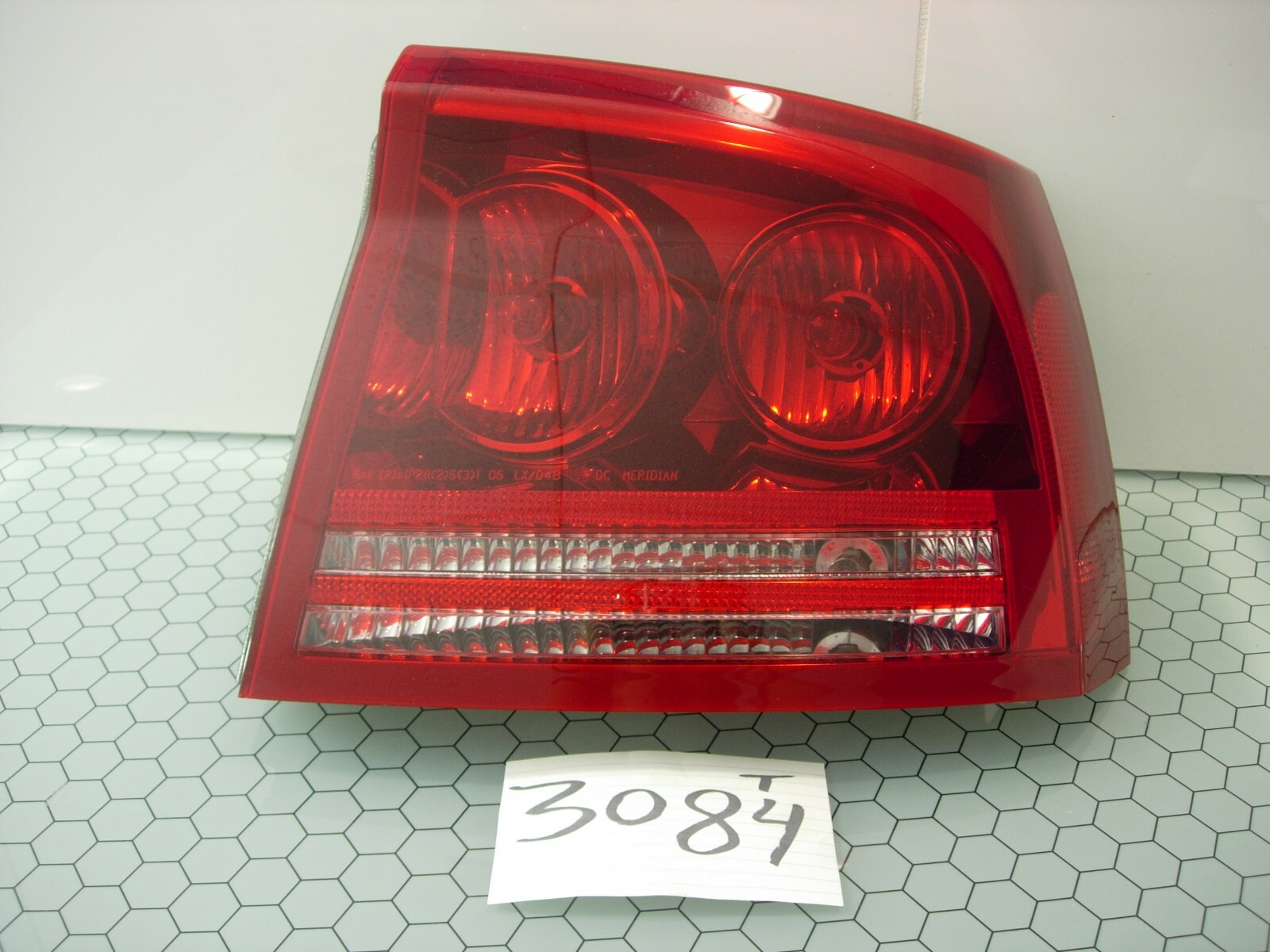 06 07 08 Dodge Charger PASSENGER Side Tail Light Used Rear Lamp #3084-T 