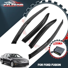 For Ford Fusion 2006-2012 Tape-on Window Visor Vent Sun Rain Guards 4 PCS